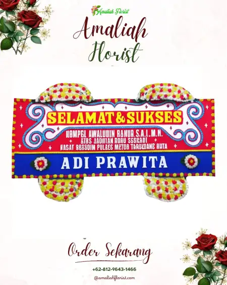 Papan Bunga Ucapan Selamat Talang Semut