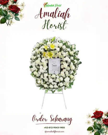 Krans Bunga Duka Talang Semut